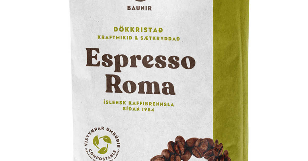 Te & Kaffi Espresso Roma Baunir - Innnes heildverslun