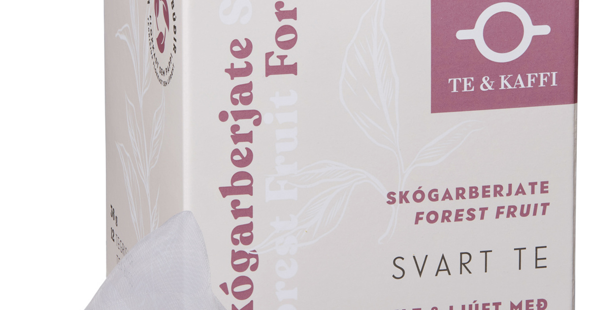 Te & Kaffi Skógarberjate pýramídategrisjur - Innnes heildverslun